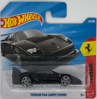 Hot Wheels Ferrari F40 Competizione Negro
