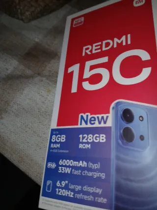 Xiaomi Redmi 15C 128GB Azul Nuevo