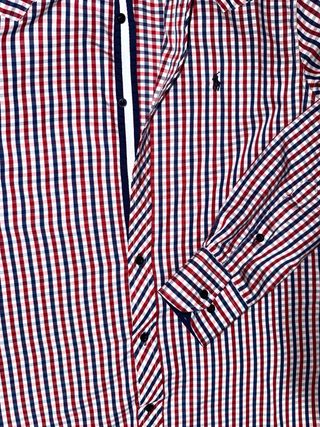 Camicia Ralph Lauren a quadri rossa e blu