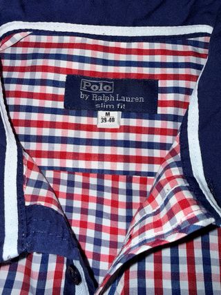 Camicia Ralph Lauren a quadri rossa e blu