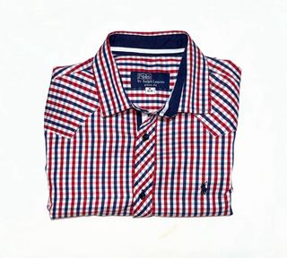 Camicia Ralph Lauren a quadri rossa e blu