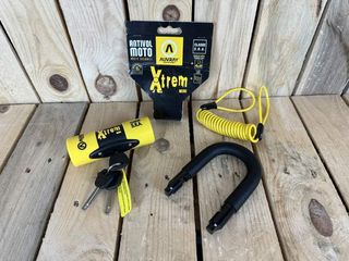 CANDADO DE DISCO AUVRAY XTREM MINI CON CABLE