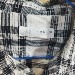 Camisa de cuadros para niño