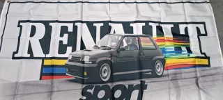 Bandera Renault GT Turbo con barras