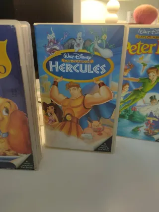 Lote 5 VHS Clásicos Disney (Español)
