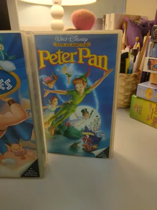 Lote 5 VHS Clásicos Disney (Español)