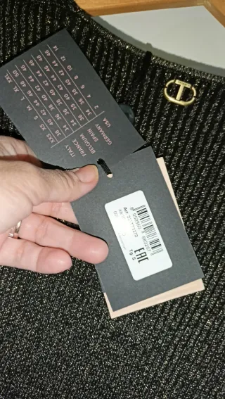 Vestido brillante talla S