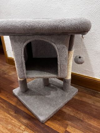 Árbol Rascador para Gatos Gris
