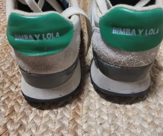 Zapatillas Bimba y Lola Blancas y Verdes