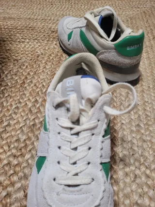 Zapatillas Bimba y Lola Blancas y Verdes