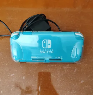 Nintendo Switch Lite Azul + Funda + Cargador