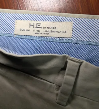 Pantalón Chino Beige Hombre