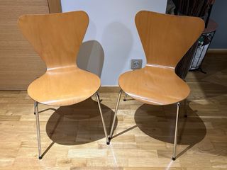 Lote 2 Sillas Madera modelo Ant