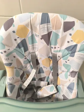 Trona de bebé con bandeja y cojín