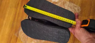 Zapatillas de casa azul y gris talla 45