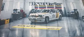 Bandera Renault 5 GT Turbo Rallyes