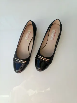 Zapatos STAKA Negros Mujer