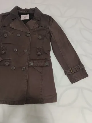 Abrigo marrón de invierno talla 40