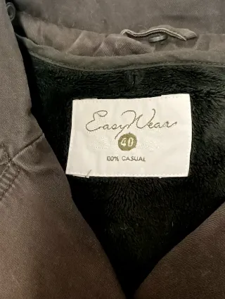 Abrigo marrón de invierno talla 40