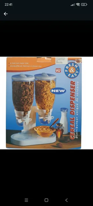 Dispensador Doble Cereales