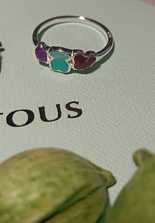 Anillo Tous Bold Motif Plata Gemas