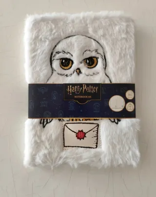 Libreta Harry Potter Peluche Hedwig A5
