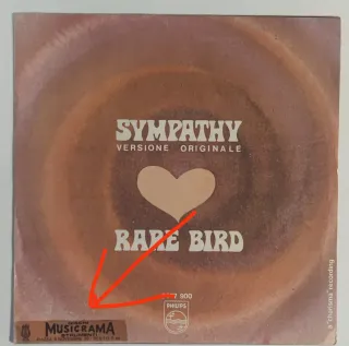 Rare Bird - Sympathy 7inch Vinile Italia 1970