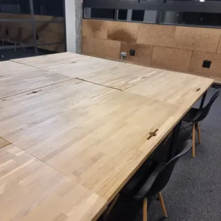 Lote 75 mesas oficina industrial 130x70x75