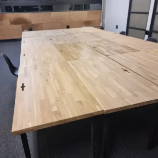 Lote 75 mesas oficina industrial 130x70x75