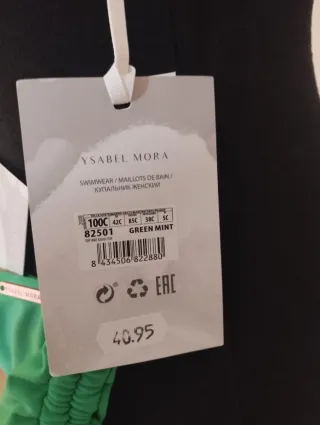 Bikini verde nuevo talla XL