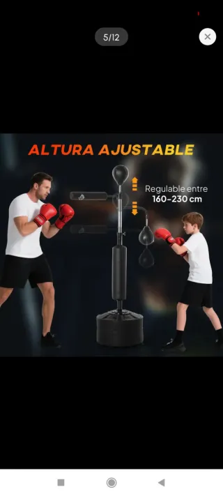 Saco de boxeo 4 en 1