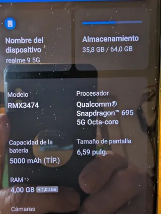 Realme 9 5G Negro