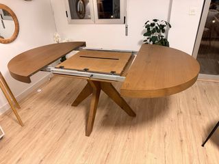 Mesa comedor madera extensible