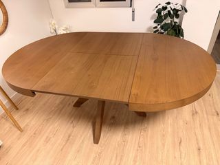 Mesa comedor madera extensible