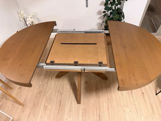 Mesa comedor madera extensible