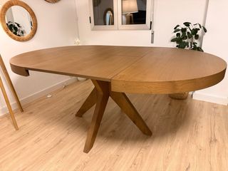 Mesa comedor madera extensible
