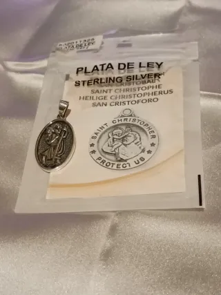 Medalla San Cristóbal Plata 925