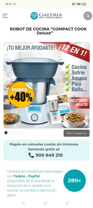 Robot Cocina Thermomix Imitación