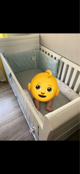 Camas blancas infantiles 70x140