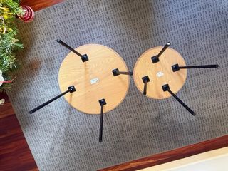 Mesas de centro de madera y metal