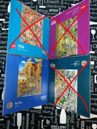 Lote 4 Puzzles Heye