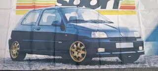 Bandera Renault Clio Williams