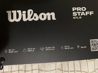 Raqueta Tenis Wilson Pro Staff 97LS V14 290g G3