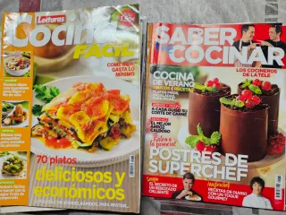 Pack revistas de recetas Cocina fácil, Saber cocin