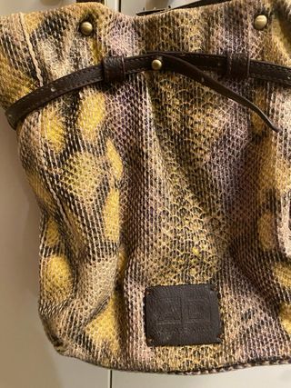 Bolso Adolfo Domínguez Piel Serpiente