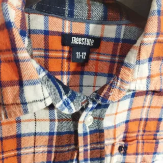 Camisa de cuadros infantil