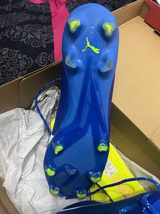 Botas Fútbol Puma Ultra 6 FG Azul/Verde talla 44