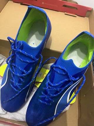 Botas Fútbol Puma Ultra 6 FG Azul/Verde talla 44