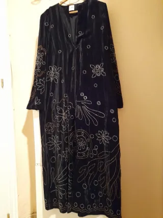 Kimono Terciopelo Negro