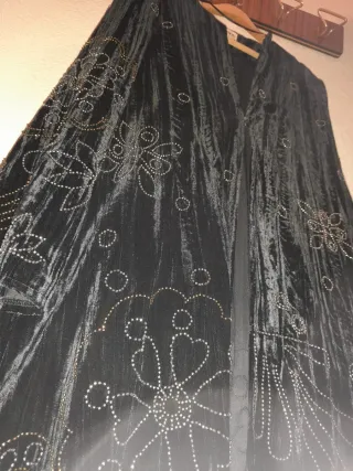 Kimono Terciopelo Negro